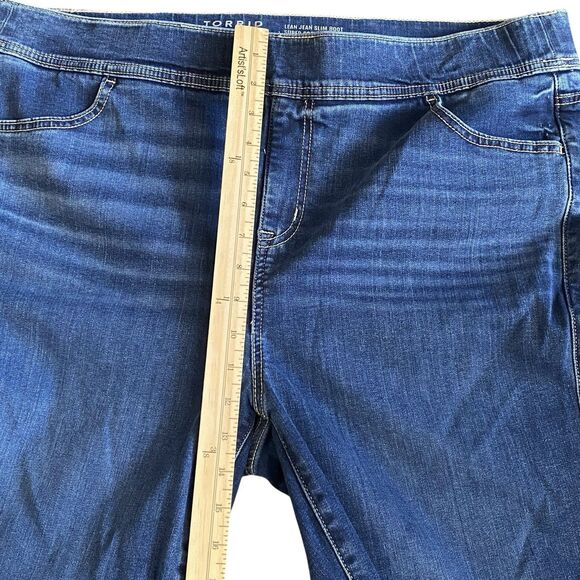 Torrid #FeelTheFit Lean Jean Slim Boot Super Soft Pull-On Jeans Women’s 2S (~18) - Picture 11 of 11